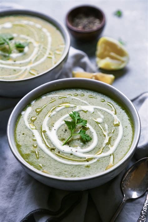 Creamed Broccoli And Spinach Soup Wife Mama Foodie