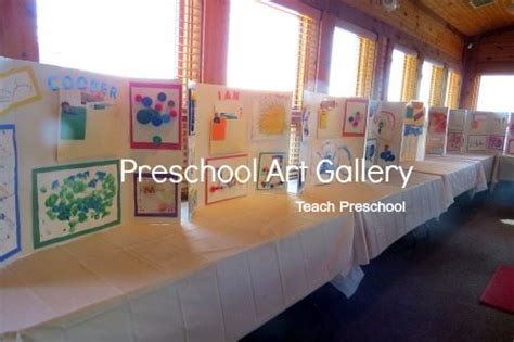 The Preschool Art Gallery Teach Preschool