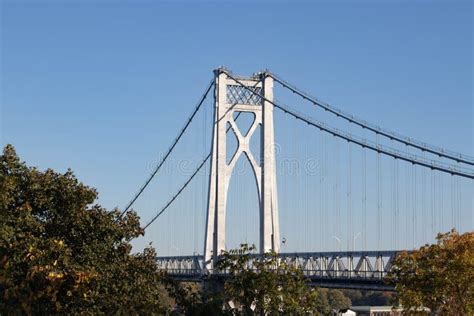 Franklin Delano Roosevelt Mid Hudson Bridge New York Usa Stock Image