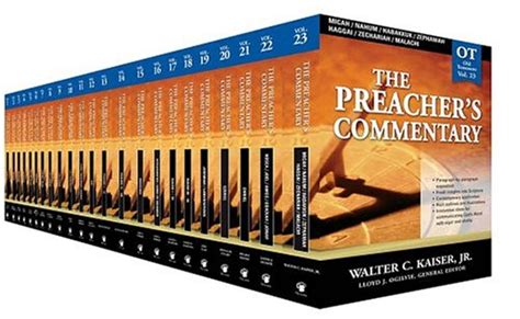 The Preachers Commentary Old Testament Set 23 Volumes 9780785247715 Abebooks
