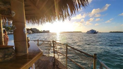 rent a floating tiki bar from cruisin tikis key west in florida