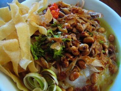 It is the said broth, strained, and serve along with the congee. Indonesia Secret Kitchen: Bubur Ayam recipe