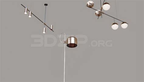 12172 Download Free Ceiling Light Model By Leo Nguyen 3dziporg 3d
