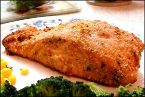 Wishing all our readers a wonderful passover! Breaded Baked Salmon Fillet - Passover Entrées