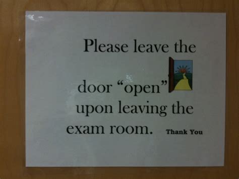 Quotes Please Leave The Door Open Upon Leaving The Exam Flickr