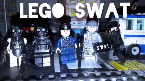 lego swat vs bank robbery stopmotion youtube
