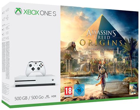 Xbox One S Console White With Assassins Creed Origins 500gb