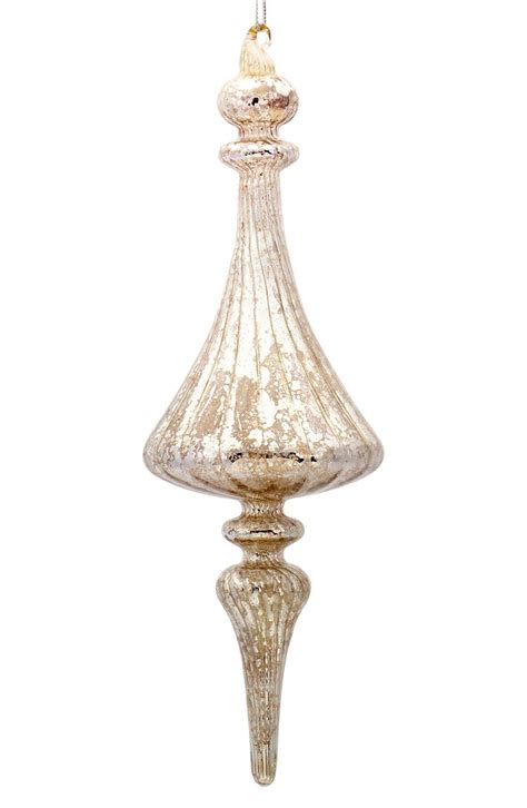 Melrose Ts Mercury Glass Finial Ornament Nordstrom