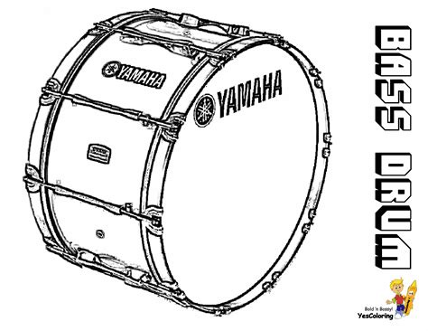 Search images from huge database containing over 620,000 coloring pages. Musical Drums Coloring | Drums | Free | Musical Drum Kits ...