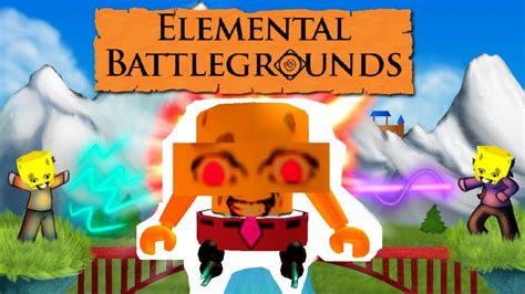 Roblox Elemental Battlegrounds Spengy Live Youtube