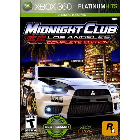 Midnight Club Los Angeles Complete Edition Xbox 360 Save Game Night