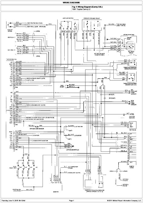 1994 Camry Wiring Diagram Start