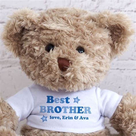personalised best brother teddy bear the t experience
