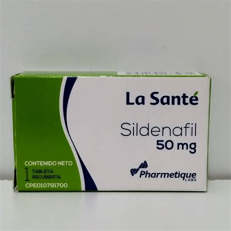 Medicina Sildenafil 50 Mg X 1 Tab La Sante