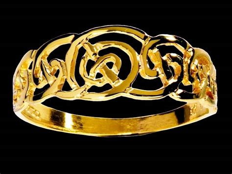 9ct Rhiannon Welsh Gold Manod Ring W903r Rhiannon Jewellery