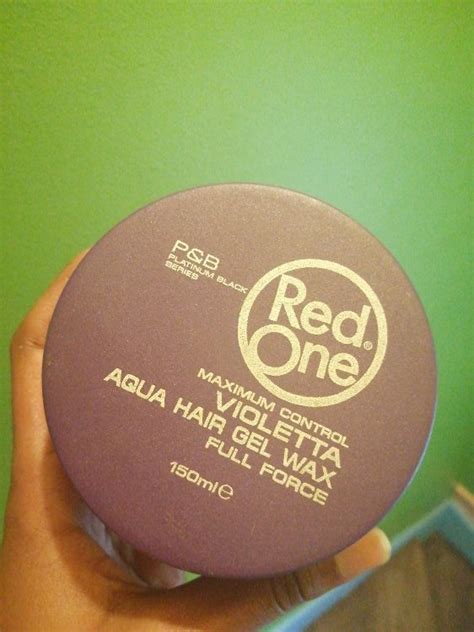 Red One Maximum Control Violetta Aqua Hair Gel Wax Full Force Inci