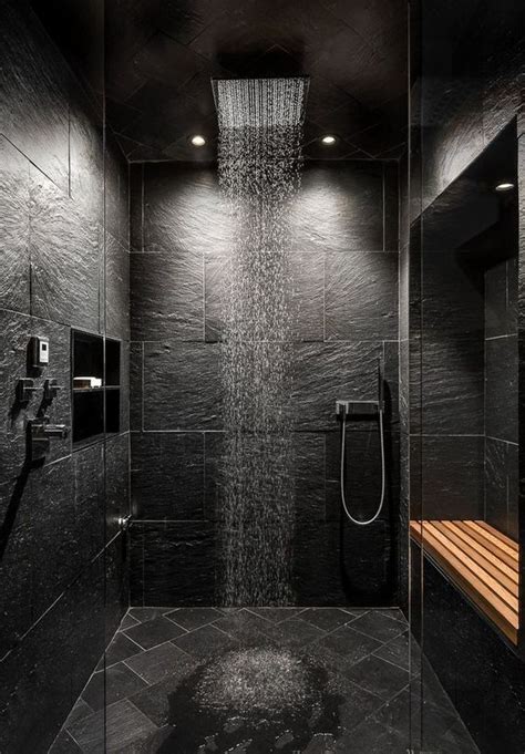 15 Tasteful And Refined Black Bathrooms Shelterness