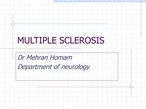 Ppt Multiple Sclerosis Powerpoint Presentation Free Download Id501808