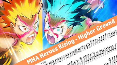 My Hero Academia Heroes Rising Ost Higher Ground Flute Youtube