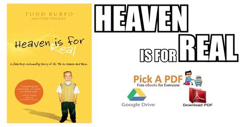 Heaven Is For Real Book Pdf Free Download Direct Link