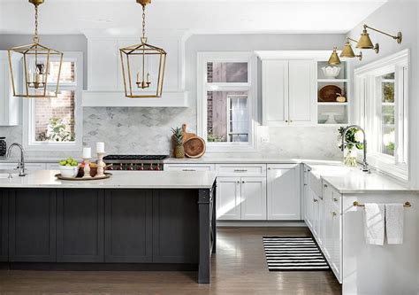 White shaker cabinetry with black countertops and glass by south shore decorating. Kitchen Cabinets NY [ Top Quality & Best Offer, Shop Now ...