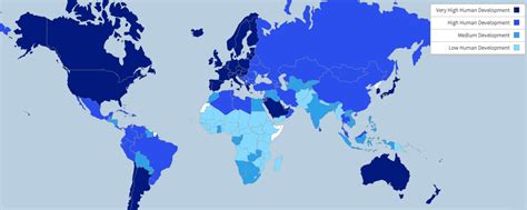 World Human Development Index Hdi 2014 • Map •