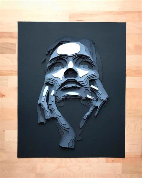 Layered Paper Portraits By Shelley Castillo Garcia Paper Art