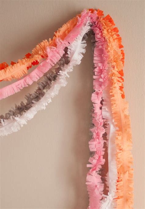23 Cute And Quirky Crepe Paper Crafts To Diy Paper Streamers Crepe