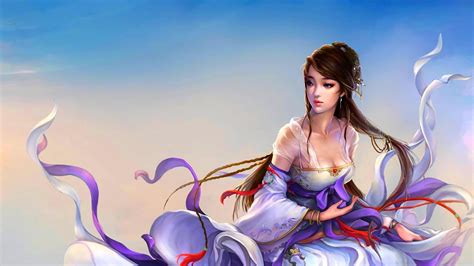 Princess China Girl 3d And Cg And Abstract Background Wallpapers On