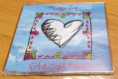 Midge Ure Cold Cold Heart Rare 1991 Uk 3 Track Cd Singlevgc