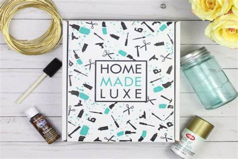 Whether if you're looking for beautifully scented candles, art prints, or other great accessories for your home, these monthly boxes are exactly what your home needs! Home Made Luxe | DIY Home Decor Craft Box | Cratejoy