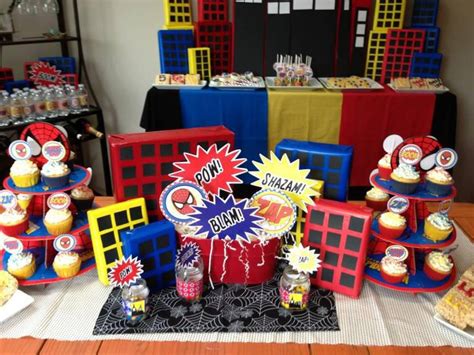 My favorite spiderman party ideas and elements from this awesome celebration are: 37 Cute Spiderman Birthday Party Ideas | Table Decorating ...