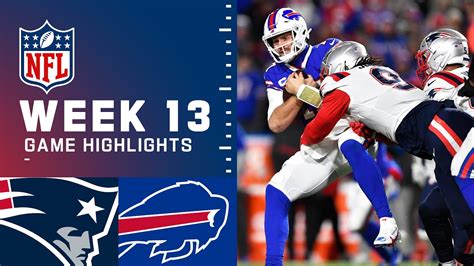 Patriots Vs Bills Week 13 Highlights Nfl 2021 Highlights Youtube