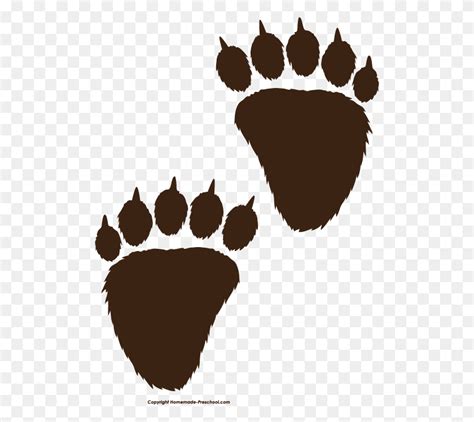 Grizzly Bear Paw Clip Art