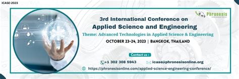 Applied Science And Engineering International Conference On Applied
