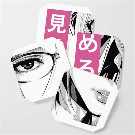 Prison Stare Sad Japanese Anime Aesthetic Coaster By Poserboy Society6