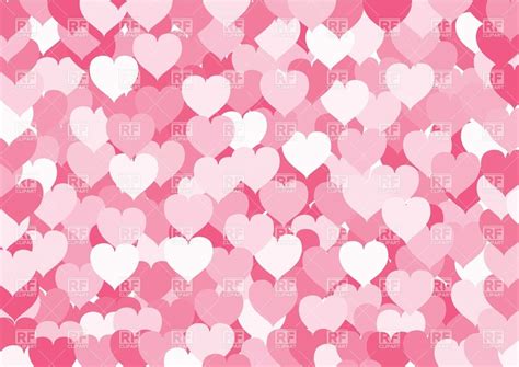 67 Pink Hearts Background