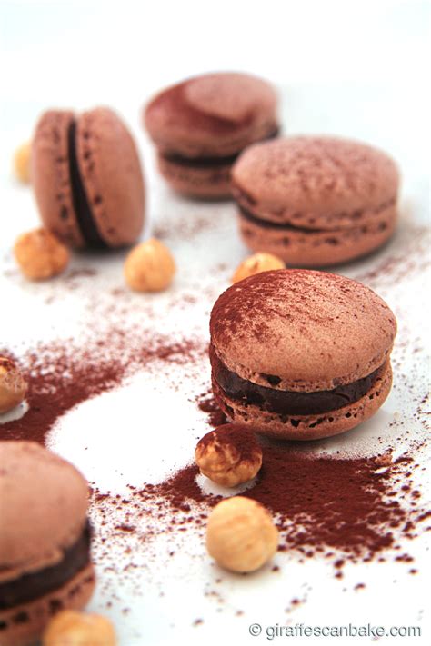 Chocolate And Hazelnut Macarons With Step By Step Photo Guide By