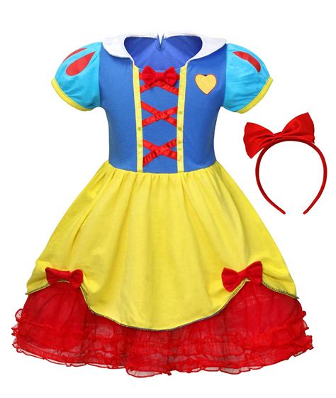 Buy Amzbarleysnow White Little Girls Dress Up Costume Toddler Halloween