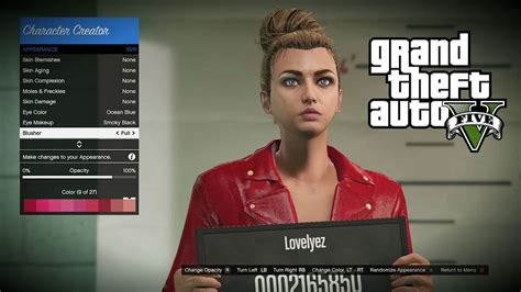 Gta 5 Online ♥ A Cute Female Character Creation Character