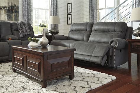 They're all super affordable, coming in at less. Austere Gray Reclining Sofa | Grey reclining sofa ...