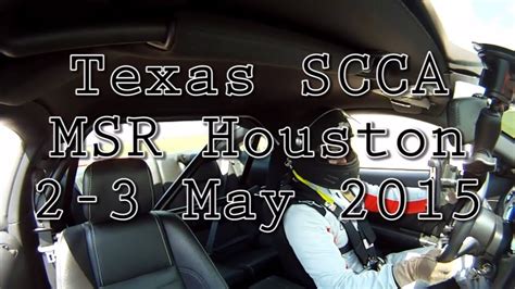 Scca Club Trials Msr Houston Ccw Youtube