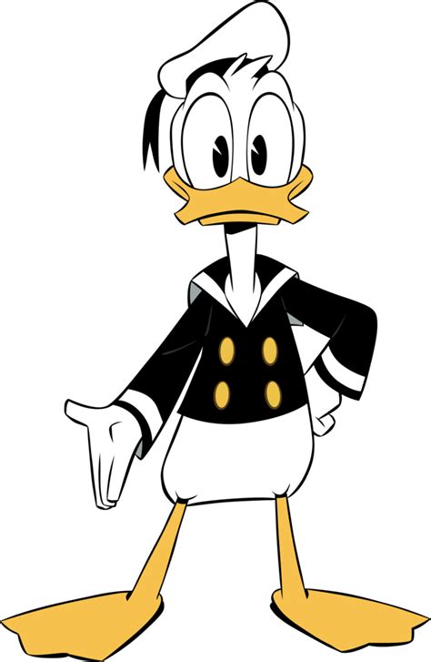 Ducktales 2017 Donald Duck Vector By Jubaaj Duck Cartoon Duck