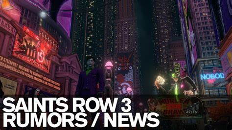Saints Row 3 - Release Date, Information, Map Information, Rumours ...
