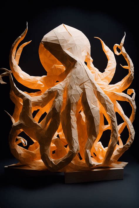 Papercraft Octopus By Divedave On Deviantart