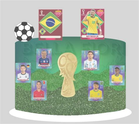 Topo De Bolo Figurinhas Da Copa Arquivo De Corte Elo