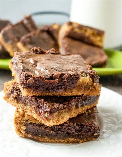 Tasty Chocolate Peanut Butter Brownies From Scratch Step By Step