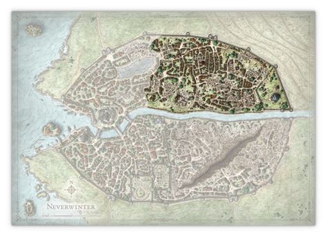 28 Neverwinter River District Map Maps Database Source