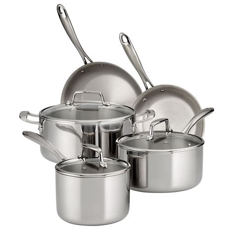 Free 2 Day Shipping Buy Tramontina 8 Piece Tri Ply Clad Stainless