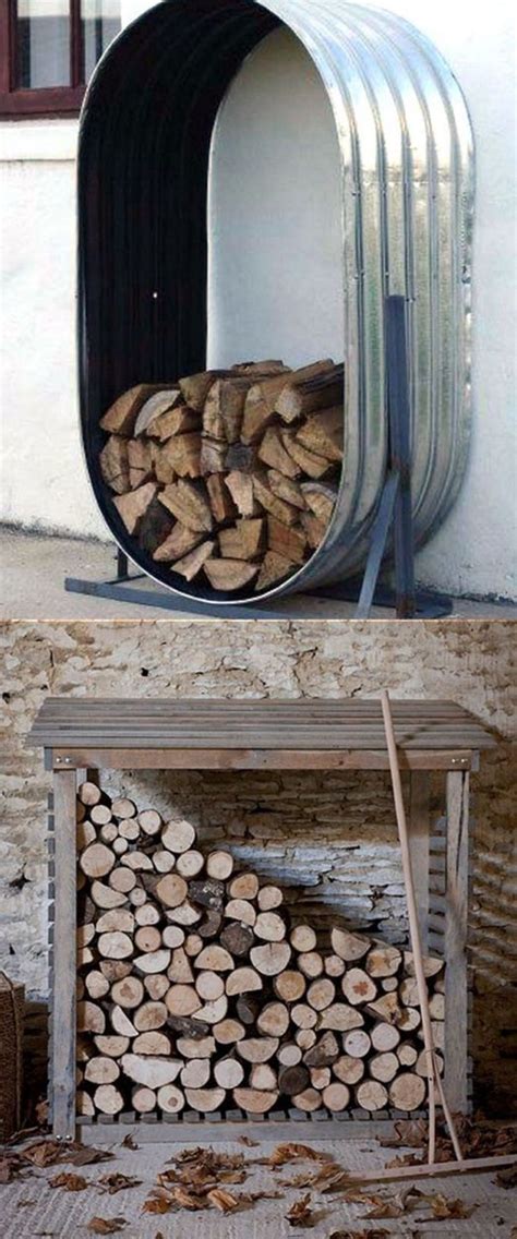 15 Firewood Storage And Creative Firewood Rack Ideas For Indoors And